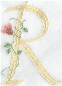 Letter R / Small Floral
