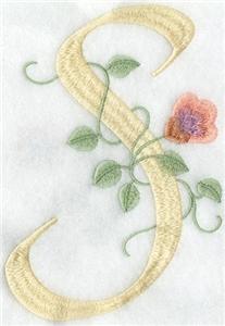 Letter S / Small Floral