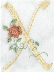 Letter X / Jumbo Floral