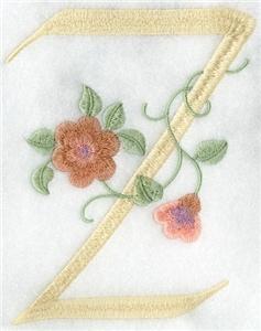 Letter Z / Jumbo Floral