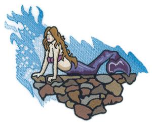 Mermaid Overlooking Cliff