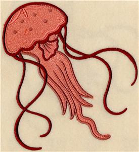 Applique Jellyfish, Larger