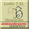 Gothic XL Monogram Set 7