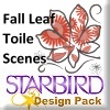Fall Leaf Toile Scenes Design Pack
