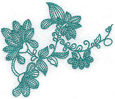 Heritage Border 1B Embroidery Design by John Deer's Embroidery Legacy