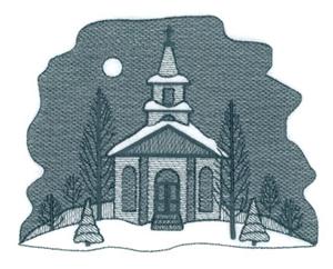 Winter Church - Toile
