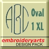Oval XL Monogram Set 1