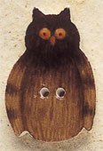 Debbie Mumm Buttons / Owl