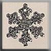 Mill Hill Glass Treasures / Small Snowflake Crystal Bright 12035