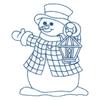 Snowman With Lantern