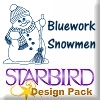Bluework Snowmen Design Pack