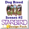 Dog Breed Scenes #2 Design Pack