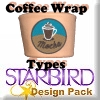 Coffee Wrap Types In the Hoop Design Pack