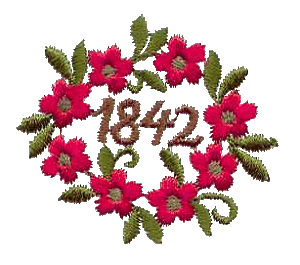 Floral Wreath - 1842