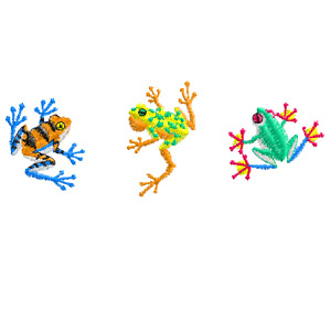 3 Tree Frogs