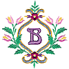 Floral Monogram B
