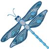 Dragonfly Jumbo Applique 7, Larger
