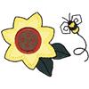 Sunflower/Bee Applique