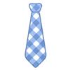 Small Gingham Necktie