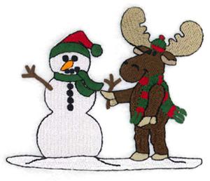 Snowman and Moose