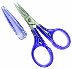 Curved Lavender Cotton Candy Embroidery Scissors, 3 1/2"