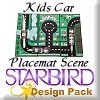 Kid's Car Placemat Design Pack