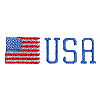 USA w/Flag, small