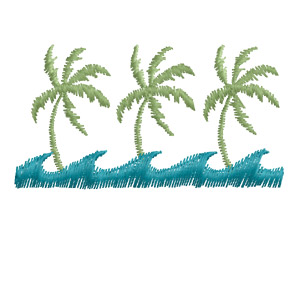 Palm Trio Wave