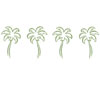 4 Outline Palms