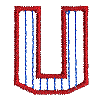 U - Open Pinstripe