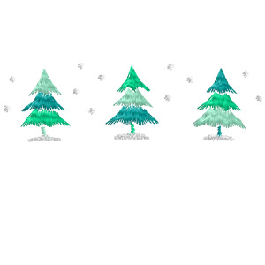 Snowing Pines