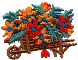 Flowers in Cart