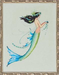 Mermaid Azure La Petite Mermaids Collection Cross Stitch Pattern