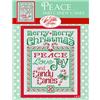 Image of Peace And Candy Canes Cross Stitch Pattern
