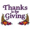 Thanks is for Giving