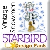 Vintage Snowmen Design Pack
