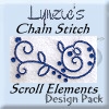 Chain Stitch Scroll Elements