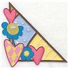 Corner hearts and flowers lg 2 appliques