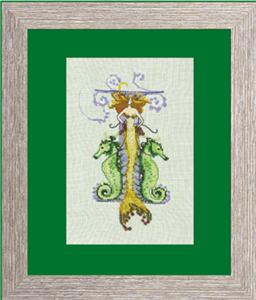 Letters From Mermaids-I Cross Stitch Pattern