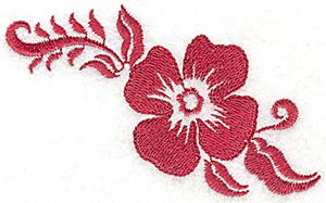 Stencil Flower E single blossom