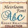 Heirloom Font