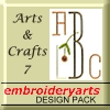 Arts and Crafts Monogram Set 7