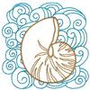 Seashell C with swirls small
