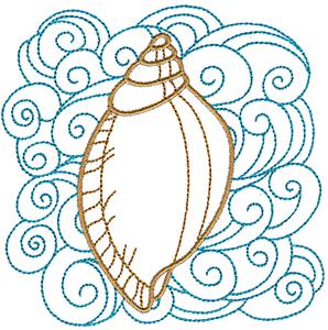 Seashell G / small swirls