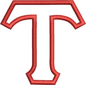 Greek Applique Letter, Tau
