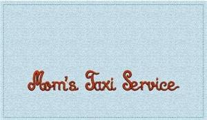 "Mom's Taxi Service" (Seat Belt Cover)