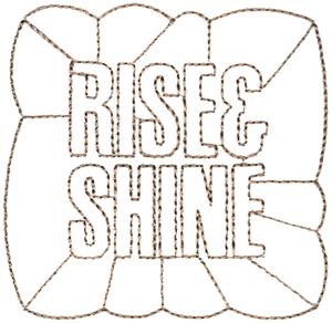 Rise and Shine / Quilt Block Large