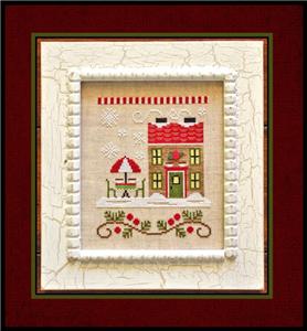 Hot Cocoa Cafe Cross Stitch Pattern