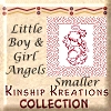 Little Boy & Girl Angel / Smaller Quilt Blocks