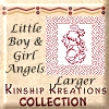 Little Boy & Girl Angel / Larger Quilt Blocks
